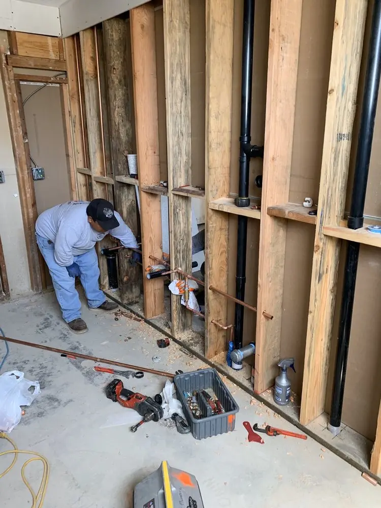 Commercial rough-in plumbing for Water Heater Replacement in Elmora